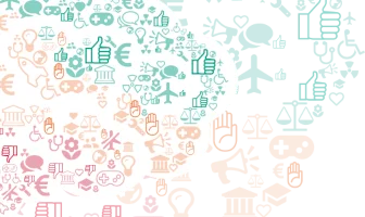 Pictogrammes d'arguments pour et contre