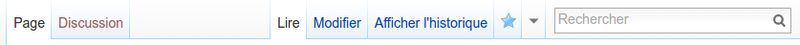 Barre des menus.
